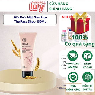 Sữa Rửa Mặt Dưỡng Trắng Da Chiết Xuất Từ Gạo The Face Shop Rice Water Bright Cleansing Foam 150ml