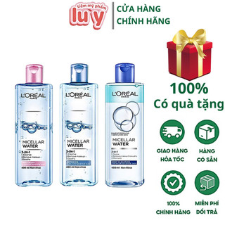 Nước Tẩy Trang Loreal Paris Micellar Water 400ml, Nước Làm Sạch Dành Cho Moi Loại Da -  MP Hương Ly