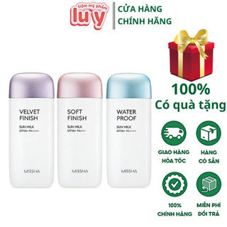 Kem Chống Nắng Missha hồng Missha all-around Safe Block Soft finish Sun Milk SPF50+ 70ml