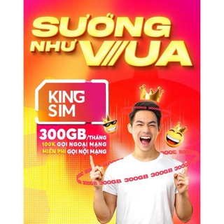 Sim vietnamobile 4g king miền nam 10gb/ngày - phát lộc 5gb/ngày. dùng 19 tỉnh miền nam