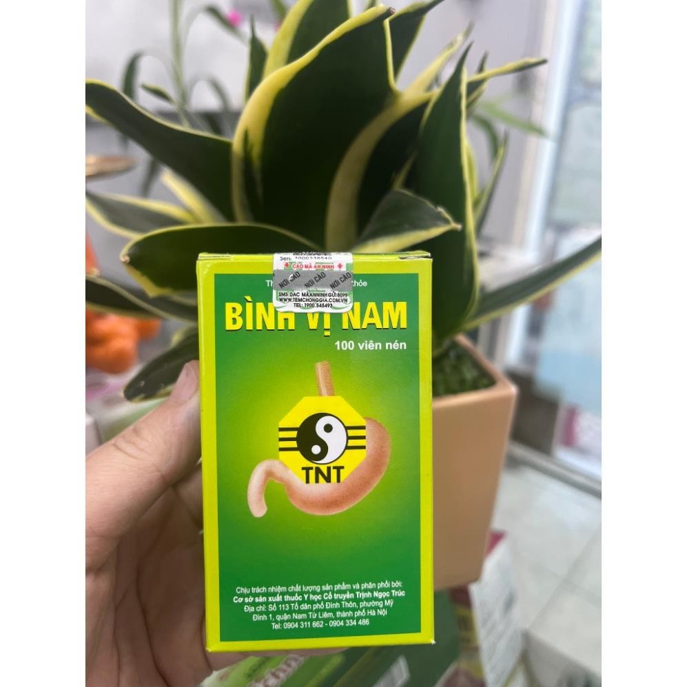 Bình vị nam - Bảo vệ niêm mạc dạ dày - 100 viên