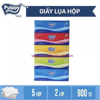 [HCM] 1 hộp khăn giấy rút Pulppy cao cấp 180 tờ/ khăn ăn/ khăn giấy vệ sinh