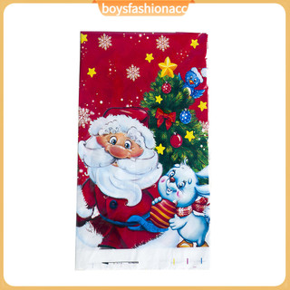 Khăn trải bàn trang trí hình ông già Noel chống thấm nước tiện lợi