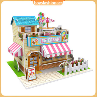 Mô hình nhà gỗ 3D lắp ráp cho bé
