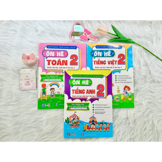 Sách- Combo Ôn Hè Toán, Tiếng Việt, Tiếng Anh Lớp 2 ( Dành cho học sinh lớp 2 lên lớp 3)