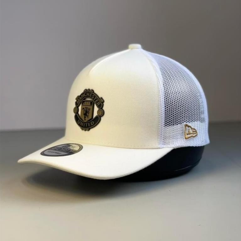 (Hàng VNXK) Nón kết, Mũ lưỡi trai Trucker Manchester United Logo Nhựa form chuẩn (Ảnh thật)