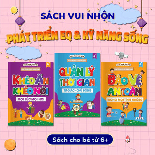Sách- Phát Triển Kỹ Năng sống Combo 3 cuốn Khéo ăn khéo nói, quản lý thời gian,và Bảo vệ an toàn