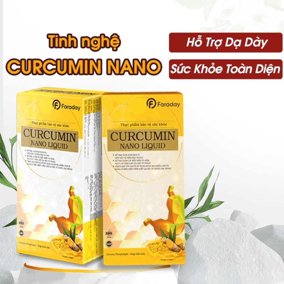 Tinh Nghệ Hỗ Trợ Đau Dạ Dày, Tá Tràng, Ợ Hơi, Trào Ngược, Làm Đẹp Da, DIONE Curcumin Nano Liquid