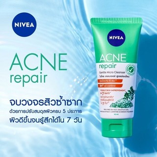 Sữa Rửa Mặt Dành Cho Da Mụn Nivea Acne Repair 90g -Thái Lan
