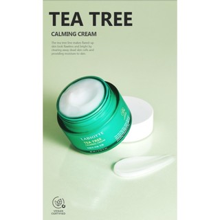 Kem dưỡng trắng, hỗ trợ cấp ẩm và ngăn ngừa mụn Labiotte Tea Tree Calming Cream 80ml