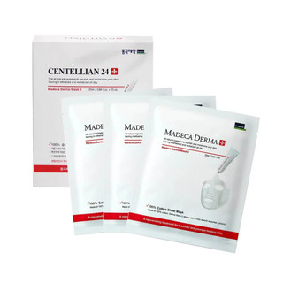  1 miếng mặt nạ rau má Hàn Quốc CENTELLIAN 24+ Madeca Derma Mask II, dưỡng ẩm, nâng cơ, giảm nếp nhăn, sáng da