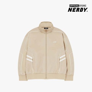 NERDY - Áo khoác thể thao unisex cổ trụ tay dài Racing PNEF23TR06-30