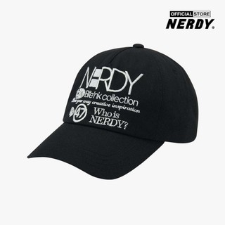 Nerdy - nón bóng chày unisex identity pnes23ab09-01