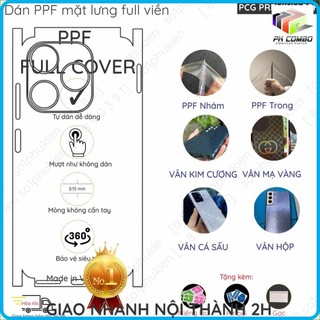 Dán PPF thiết kế theo yêu cầu cho đa số các dòng máy