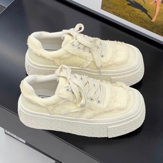 Giày thể thao nữ tua rua đế cao 5cm siêu hót