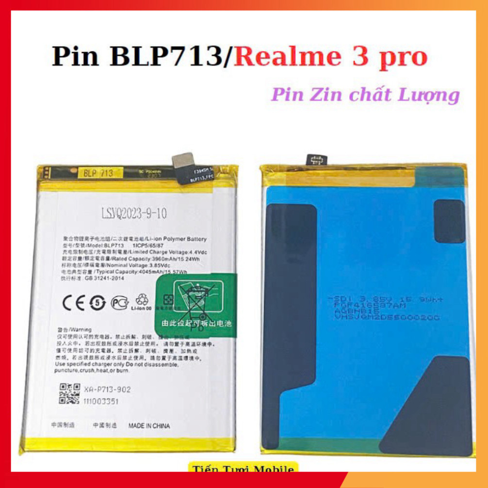 Pin BLP713 / Realme 3 Pro,mới ,mới về hàng