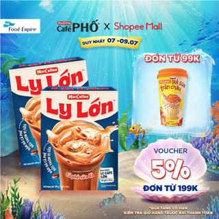 Combo 2 hộp Cà phê Ly Lớn - Maccoffee (hộp 10 gói x 26g)