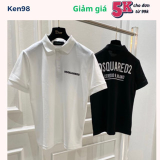 Áo Polo DSQUARED2 Nam Nữ in Chữ Ngang Ngực và mặt lưng Siêu Đẹp. ken98