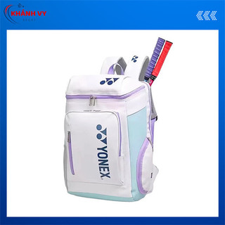 Balo cầu lông yonex b1408 gia công - trắng xanh tím