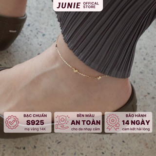 Lắc Chân Bạc Mạ Vàng 14K Nữ CALISTA Thiết Kế Đơn Giản Tinh Tế, Phù Hợp Với Mọi Phong Cách Trang Phục