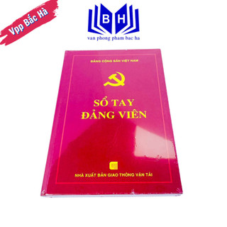 Sổ tay đảng viên B5 bìa cứng 200 trang, Sổ tay đảng viên Minh Châu 714
