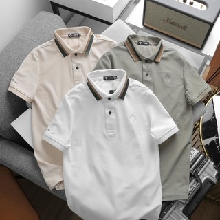 Áo polo nam trơn G Men big size 90kg thoải mái, cá sấu da cá cao cấp, sang trọng