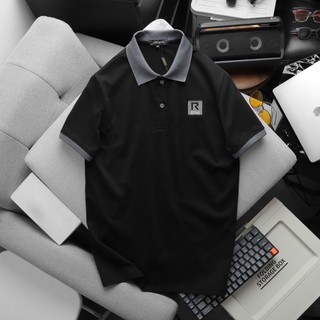 Áo polo nam Basic Symbol vải cá sấu cotton interlock tinh tế, sang trọng TheBasic