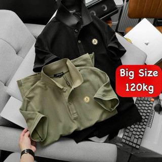 Áo polo nam big size đen trơn 120kg thoải mái, cá sấu poly mềm mịn, form suông - áo thun polo nam ngắn tay TheBasic J