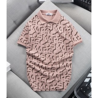 Áo thun polo nam big size 3xl 90kg thoải mái hoạ tiết Marc Cos, cotton lạnh thoáng mát