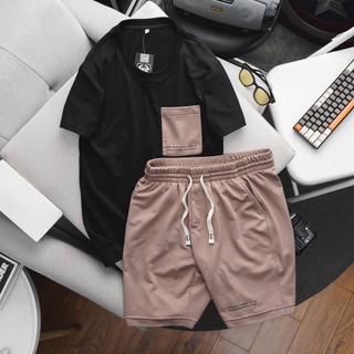 (Có size 3XL) Áo thun nam phối túi - Chất cotton da cá, dày mịn, độ bền cao, chuẩn phom, thoải mái vận độn