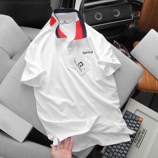 Áo thun polo nam Basic Spring size 90kg thoải mái, bo cổ tinh tế sang trọng, áo tặng bạn trai đẹp