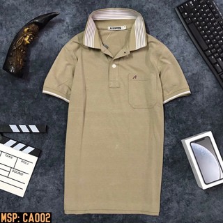 Áo thun nam trung niên kiểu dáng phối túi CA956 - Chất liệu cotton 100% mềm mịn, co giãn tốt - Form áo thoải mái.