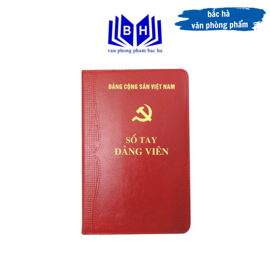 Sổ tay đảng viên bìa da 200tr, Sổ tay đảng viên minh châu 689 200 trang