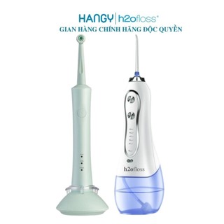Combo máy tăm nước h2ofloss HF- 6 và bàn chải điện đánh răng Here – Mega HANGY