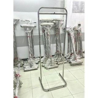  Kệ Treo quần áo Inox Sào Inox Chân Khuyết Decor Shop Thời Trang Chụp ảnh áo quần 