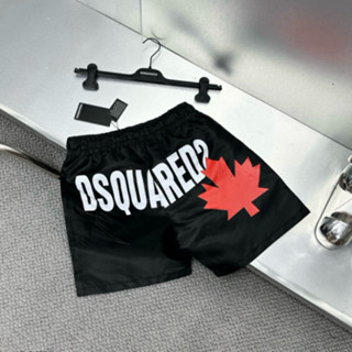 89 Quần Short Gió Nam DSQ Đen Trơn Phối In Hoạ Tiết Chữ Dsq2 Lá Phong Đỏ Sau Mông . Quần Đùi Siêu Cấp Dành Cho Boy Phố 8