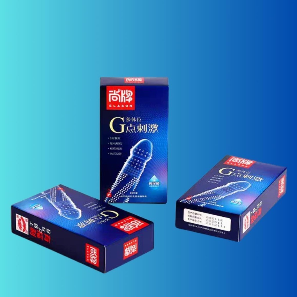 Bao cao su Gai Xoắn Ôc ôm sát kích thích sâu tăng khoái cảm Hộp 10 bao BCS01