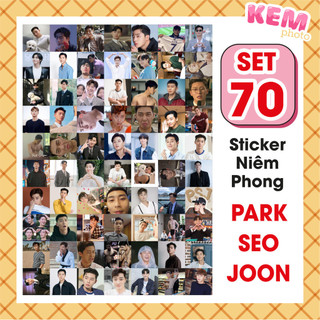 Set 70 sticker niêm phong park seo-joon - đã cắt rời - tem dán 4x4cm in hình park seo-joon xinh xắn chỉ cần bóc dán|kpt