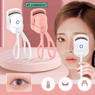 Máy uốn mi điện thông minh , Kẹp bấm mi nhỏ gọn đa năng có tự động sạc điện cổng USB