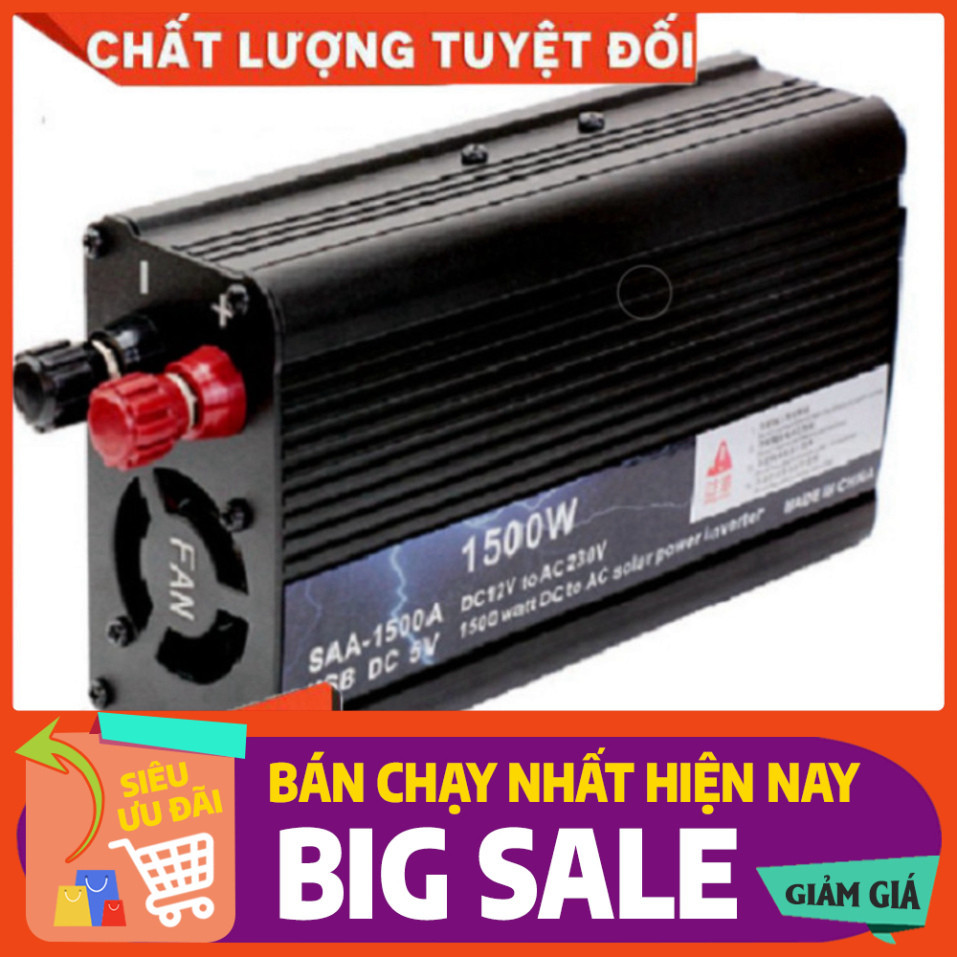 Máy Kích Điện 1200W - Bộ Kích Điện 1200W - Inverter 1200W Sin Chuẩn Bảo hành 2 Năm