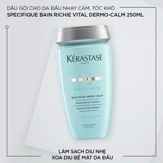  Dầu gội làm dịu mát dành cho da đầu (khô) Kerastase Bain Richie Dermo-Calm 250ml