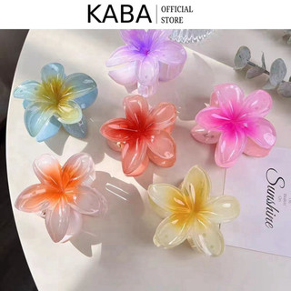 Kẹp tóc nữ kẹp hoa sứ, kẹp tóc hoa sứ, kẹp tóc hàn quốc, kẹp tóc phong cách hawaii kaba