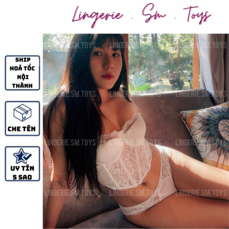 Áo Croptop Corset Nữ Phối Ren Cao Cấp Kèm Chip - Toplette Gợi Cảm - Đồ Lót Quyến Rũ - Nội Y Sexy CÓ BIGSIZE | BigBuy360 - bigbuy360.vn