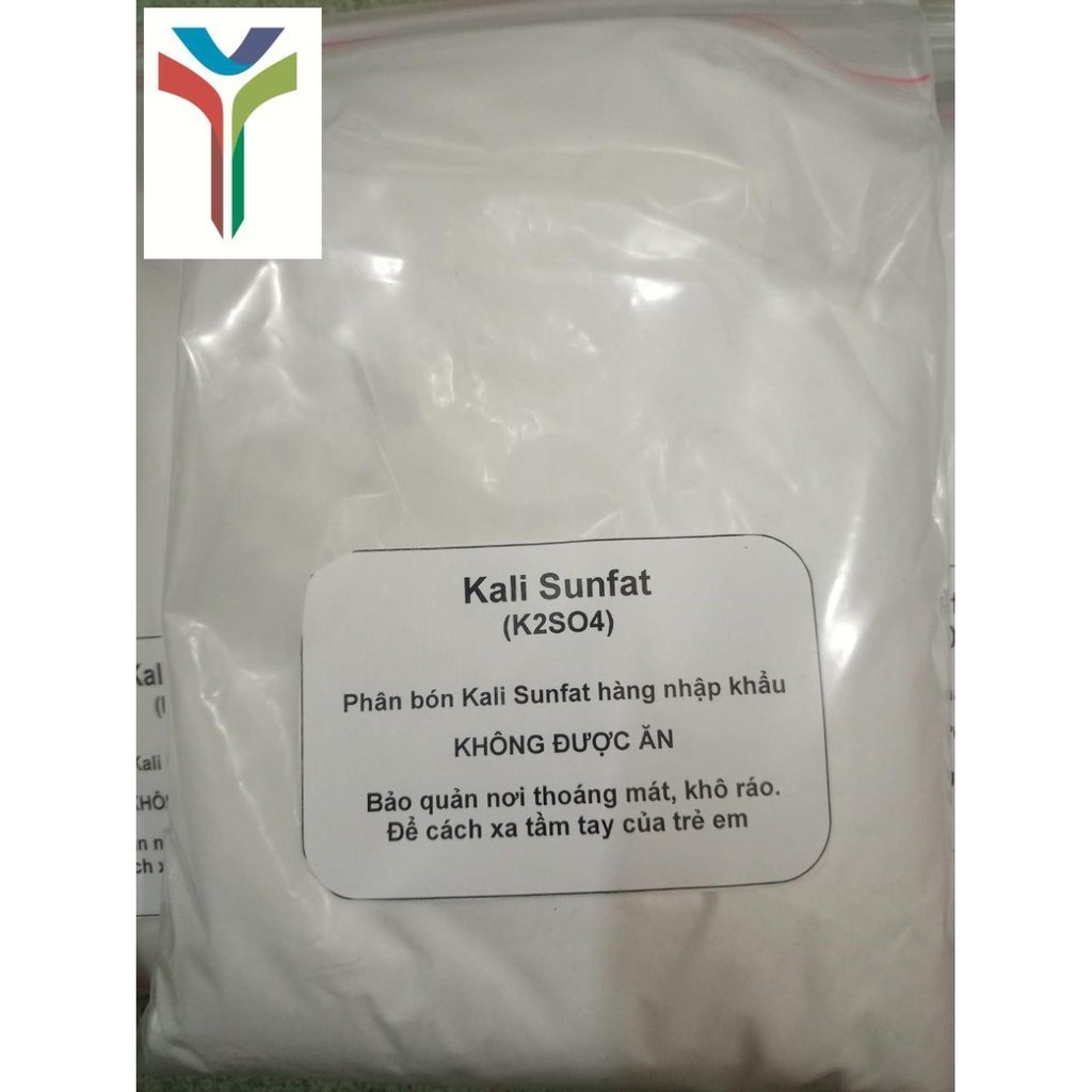 Phân bón Kali Sunphat (K2SO4 - SOP): K2O = 52%; S = 18% (gói 1kg)