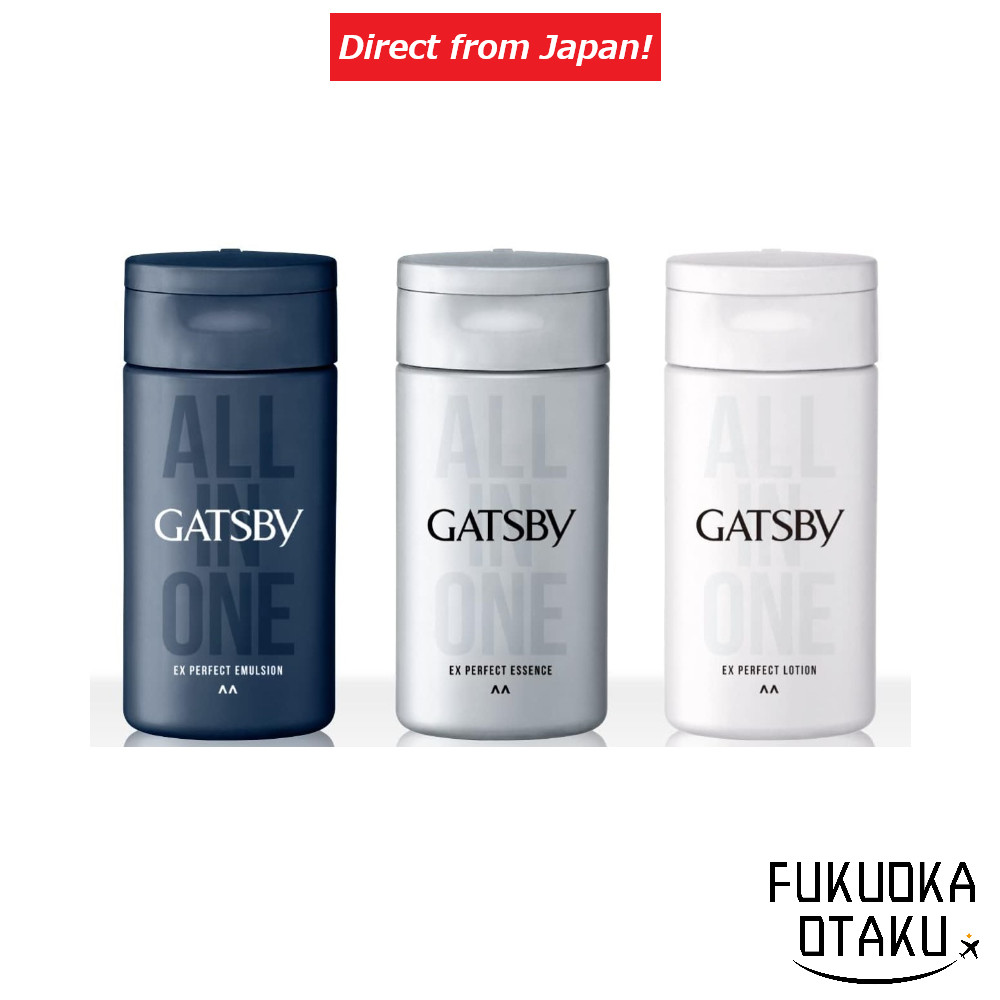 GATSBY All-In-One Medicated EX Perfect Emulsion / EX Perfect Essence / EX Perfect Lotion, Men's Skin