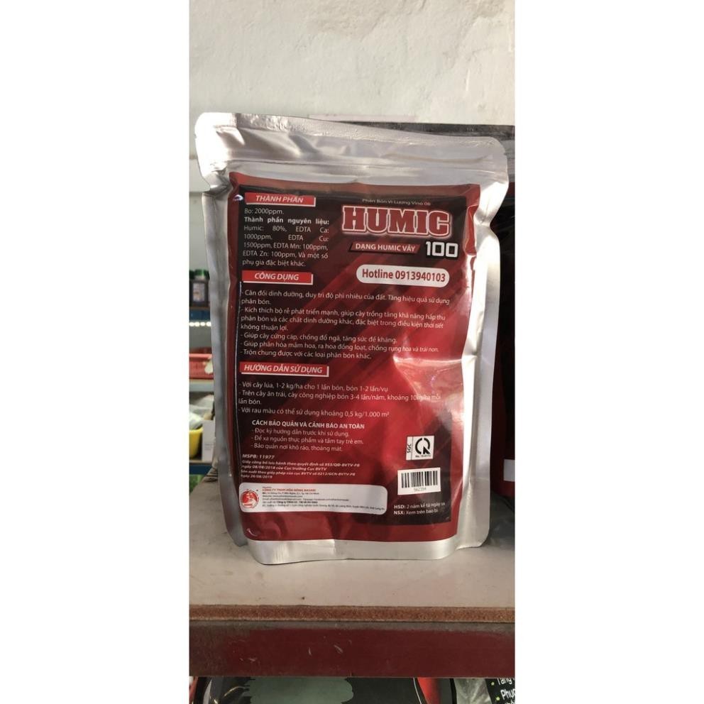 Humic USA Amino - Túi 1kg - Kích rễ - Xanh cây - Dày lá