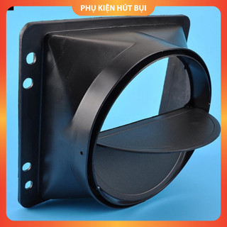 Nắp nhựa hút mùi, thông gió các loại - Phễu thu PVC ống bạc nhôm D110mm
