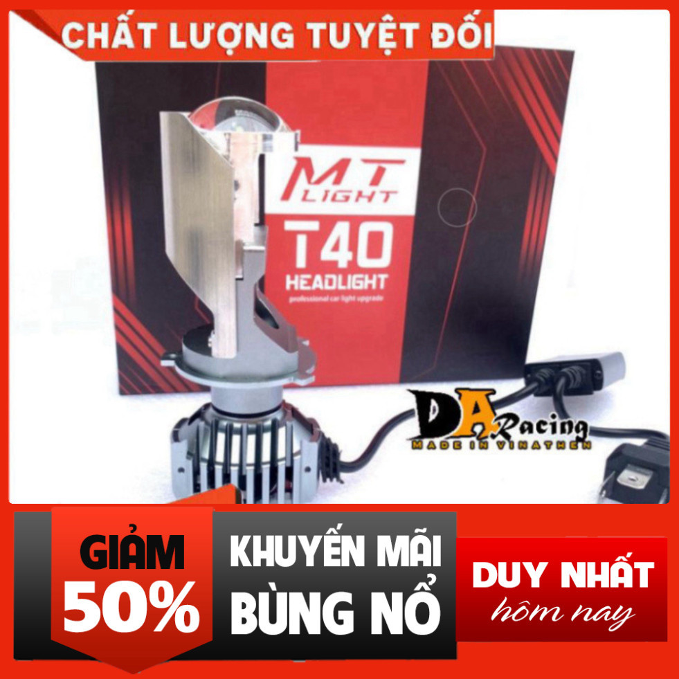 Đèn Pha LED Bi Cầu Mini H4 T40/F40 ( New ) Công Xuất 40w Lắp Ô tô, Xe Máy