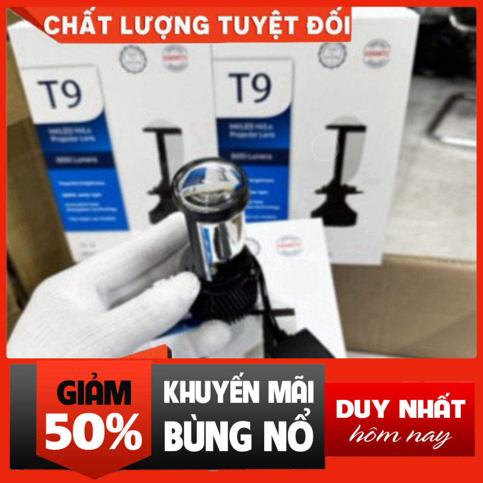 Đèn Pha Bi Cầu T9 ZED LIGHT , Chân H4 Lắp Zin Chống Chói