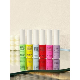 Set cọ nét gel Barbie Mirage pastel-Set 6 chai, cọ nét pastel , cọ nét cao cấp